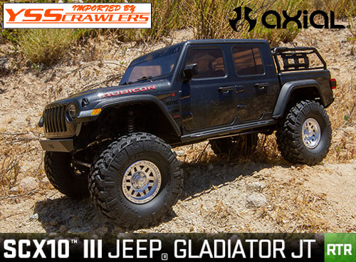 Axial SCX10 III ジープ グラディエーター JT RTR！[ガンメタ
