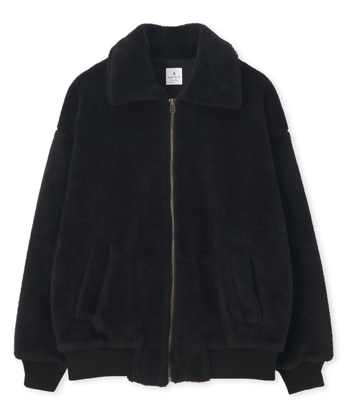 LANVIN en Bleu tシャツ 軽量 オーバーサイズ ボアジャケット メンズ