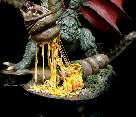 □海洋堂 デスギドラ ジオラマ完成品□