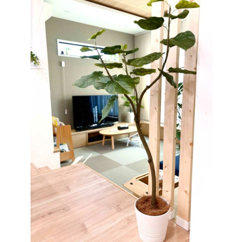 No9266 プレミアム光触媒フェイクグリーン「幹を曲げて、フォルムが