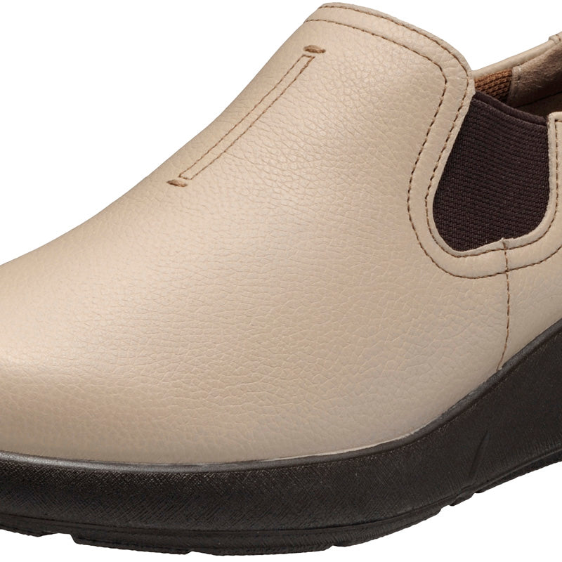 アキレス・ソルボ C 526 ウォームグレー｜牛革3Eスリッポン｜撥水