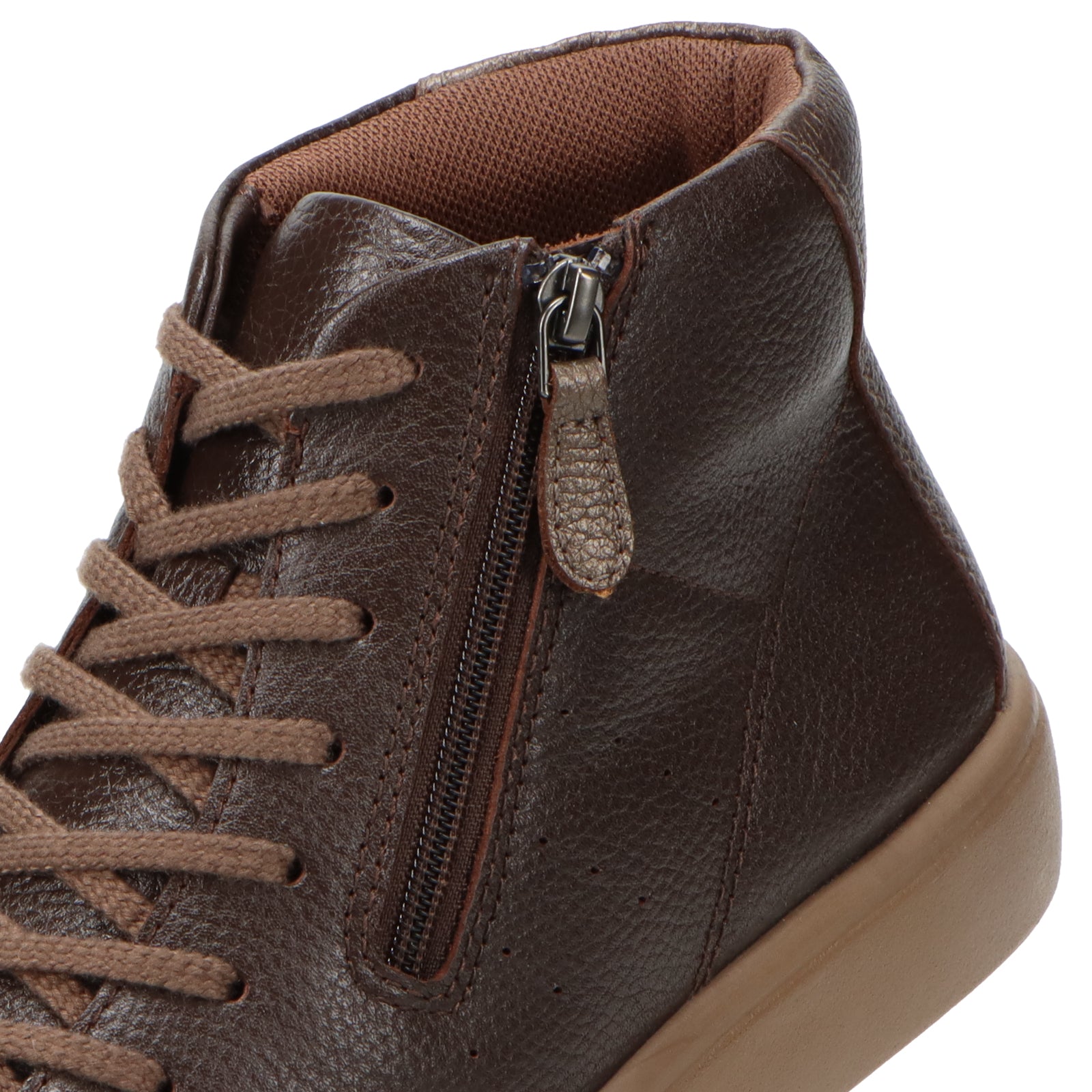 アキレス・ソルボ C 613 コーヒー｜牛革3E ファスナー付きハイカット