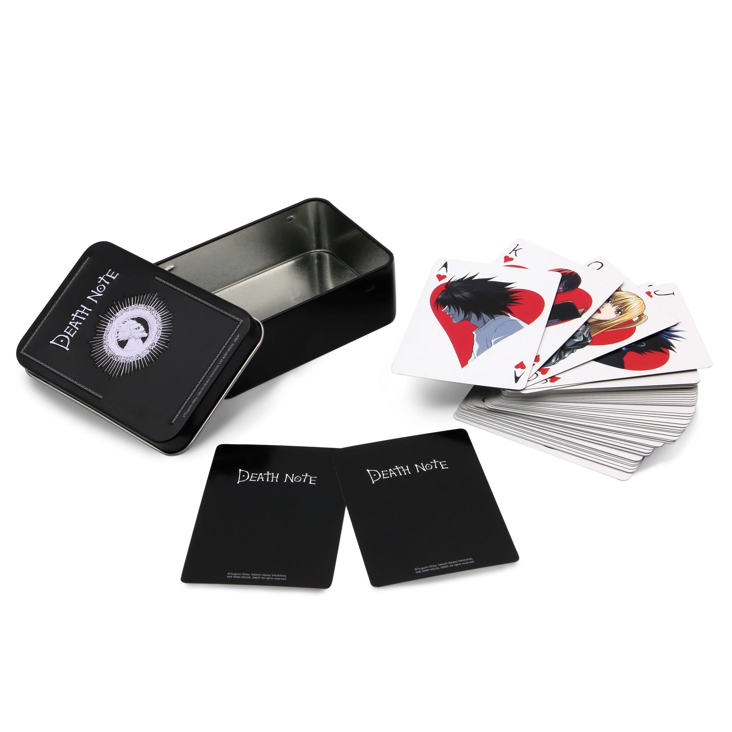 ABYSTYLE Death Note Main Characters Deck of 54 Playing Cards Anime