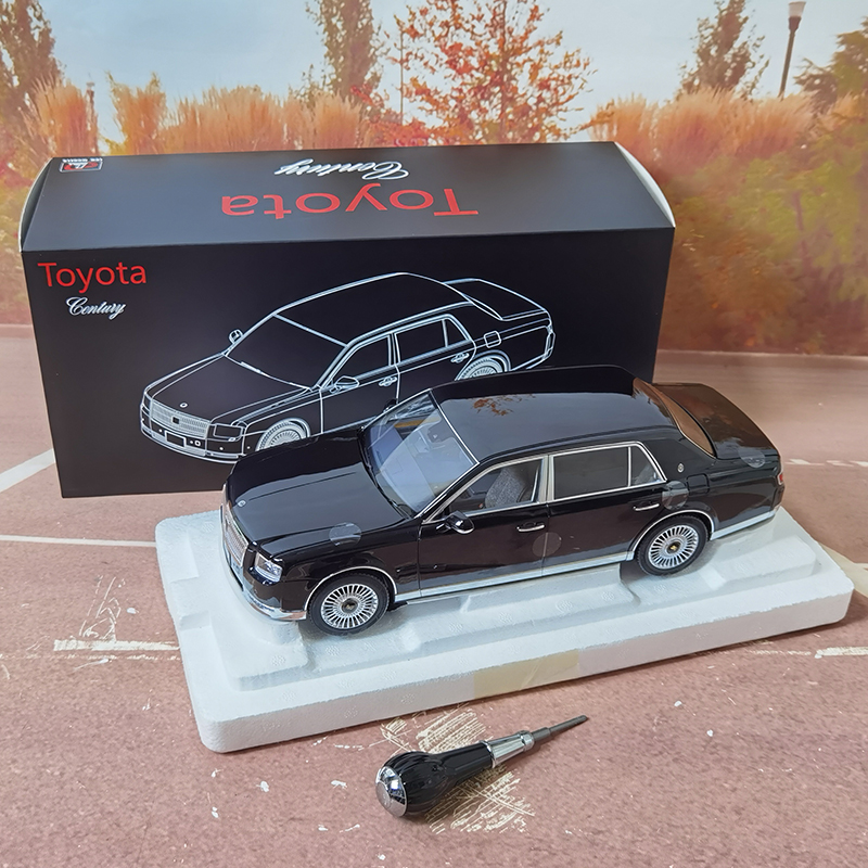 液晶1:18トヨタセンチュリー合金フルオープンカーモデルカーモデル友達