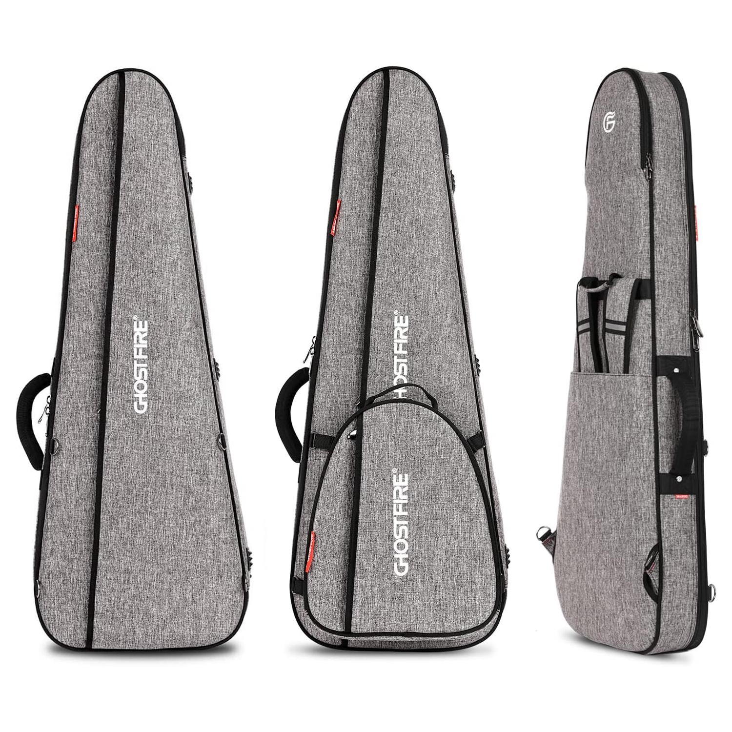 Ghostfire-エレキギター用の防水ソフトケース、ギグバッグ、超厚、拡張