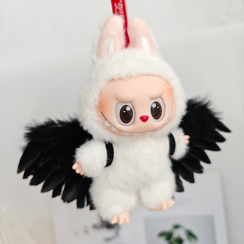 New Hot Doll's Wing For Labubu Doll Party big bow wings DIY