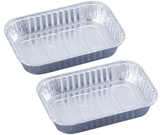 1-3183-14 アルミトレー 角型 100入 159×99mm S-4 【AXEL】 アズワン