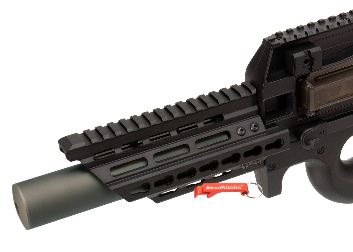 Battleaxe製 マルイ / CYMA電動ガン P90用 M-Lok & キーモッド レール