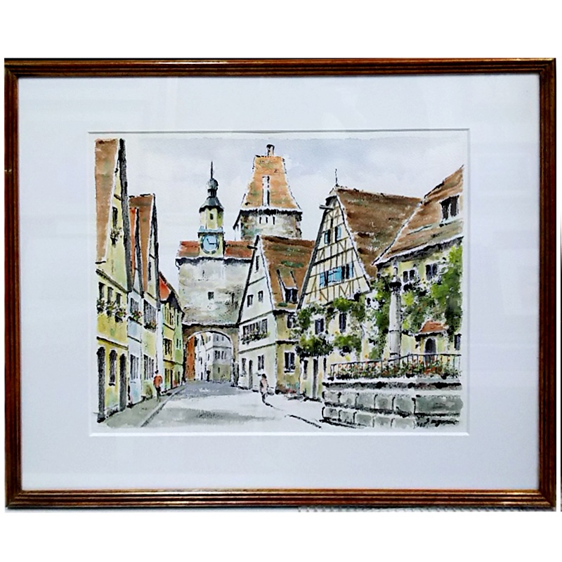 北海道札幌 絵画 販売 蒼い画廊(あおいがろう） 水彩 作品紹介