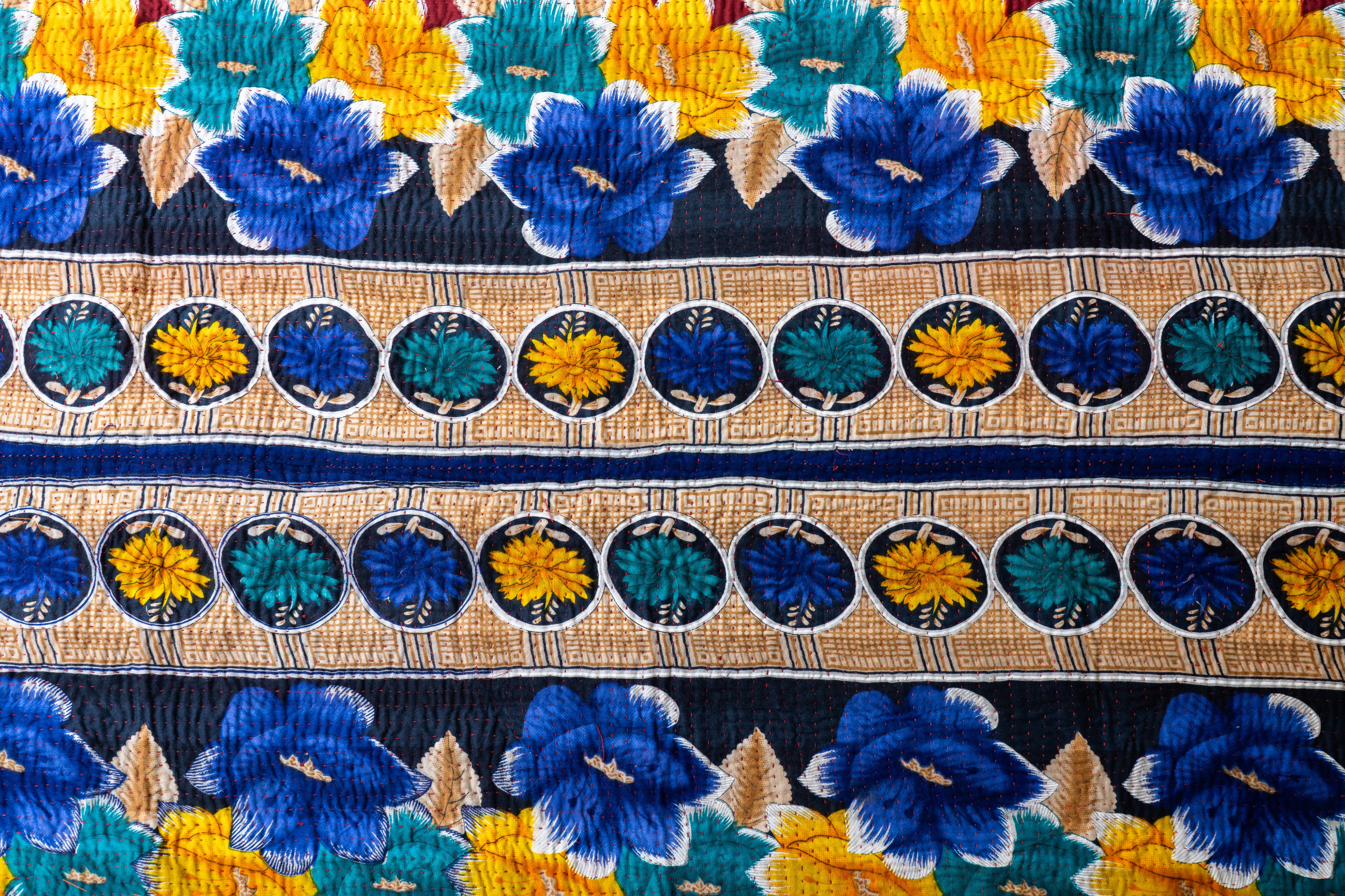 インド産 カンタキルト・ラリーキルト】ヴィンテージラグ専門店 amaleh