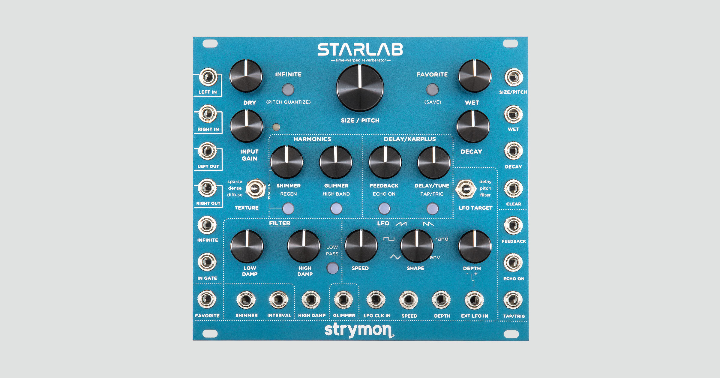 strymon | STARLAB | ユーロラック用 シンセシス・リバーブ | 製品情報