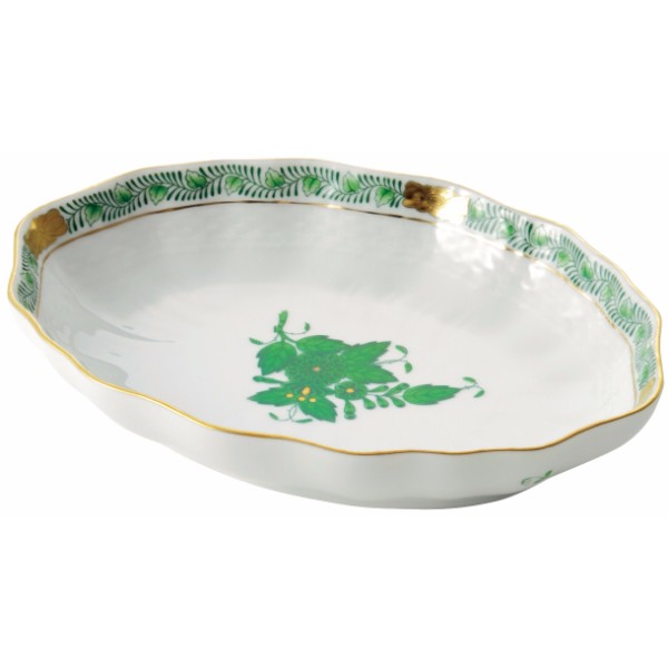 ヘレンド アポニー・グリーン スイートディッシュ | antina for