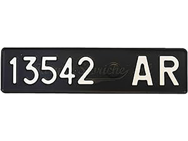 文字入れ自由】イタリア 車用ナンバープレート レプリカ ステッカー