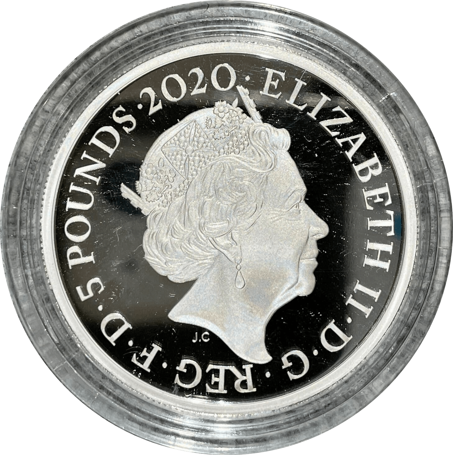 2020 イギリス スリーグレイセス 2oz銀貨 未鑑定 箱あり | 港区虎ノ門