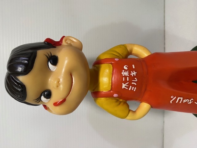 ブリキ台☆カウンター用☆店頭用☆不二家☆首ふり☆ハカマ☆ペコちゃん