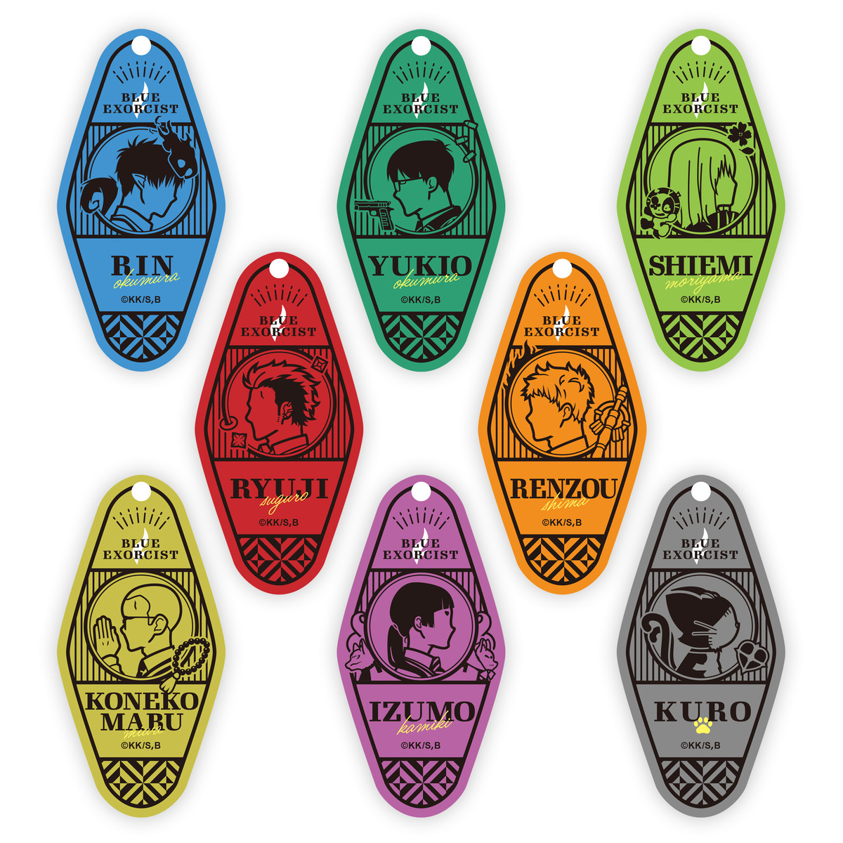 モーテルキーホルダー - GOODS | TVアニメ『青の祓魔師 島根啓明結社篇』