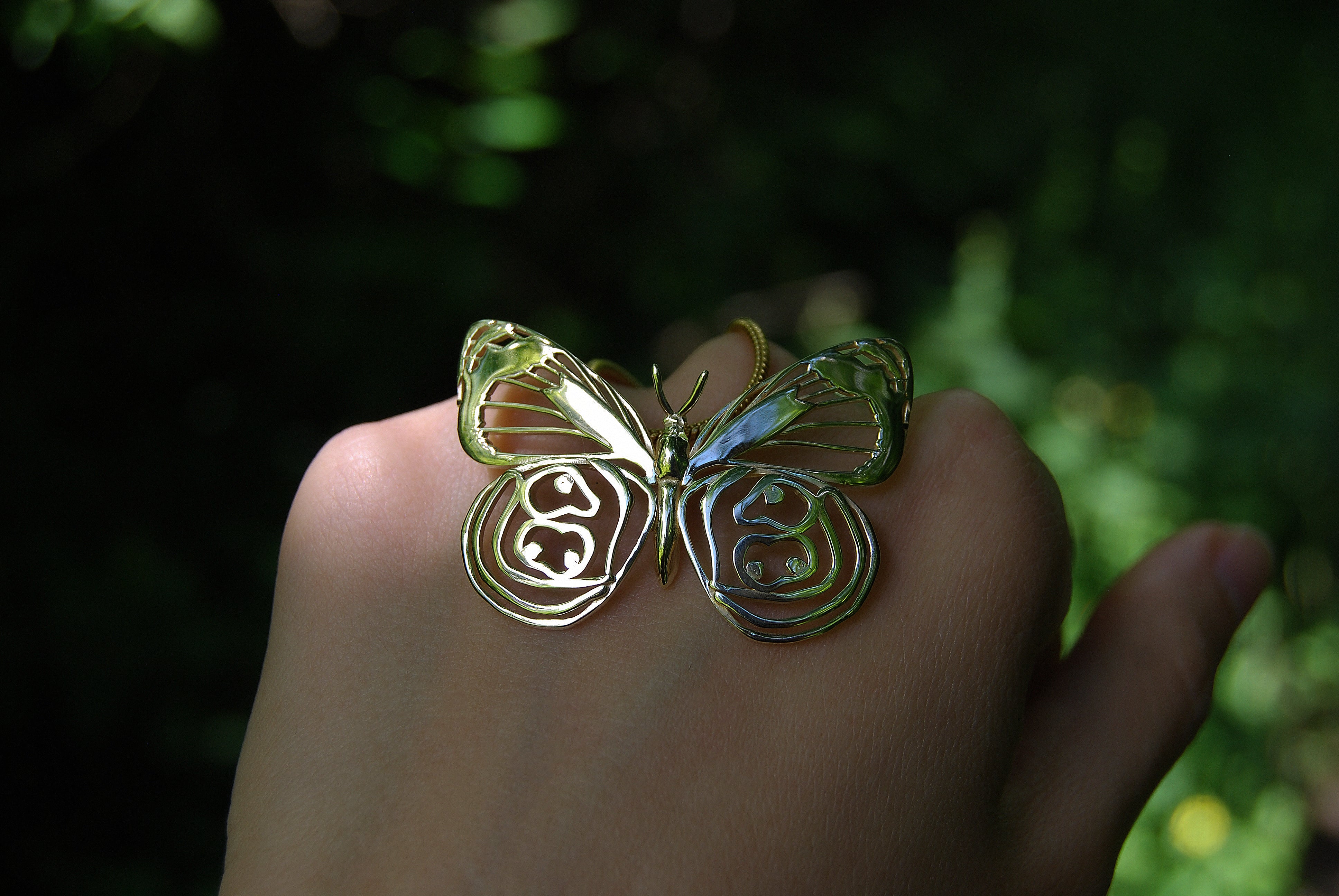 Exclusive Anna's Eighty-eight Butterfly Pendant - Unique Necklace