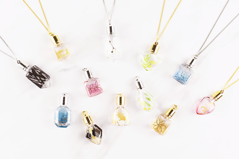ポーセラーツ×香るペンダント～アロマペンダント・香水ネックレス