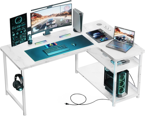 Amazonセール】GTRACINGのL字型ゲーミングデスク、RXGAMINGの