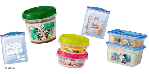 ディズニー×ジップロック。ミッキーとミニーが海外旅行に - 家電 Watch