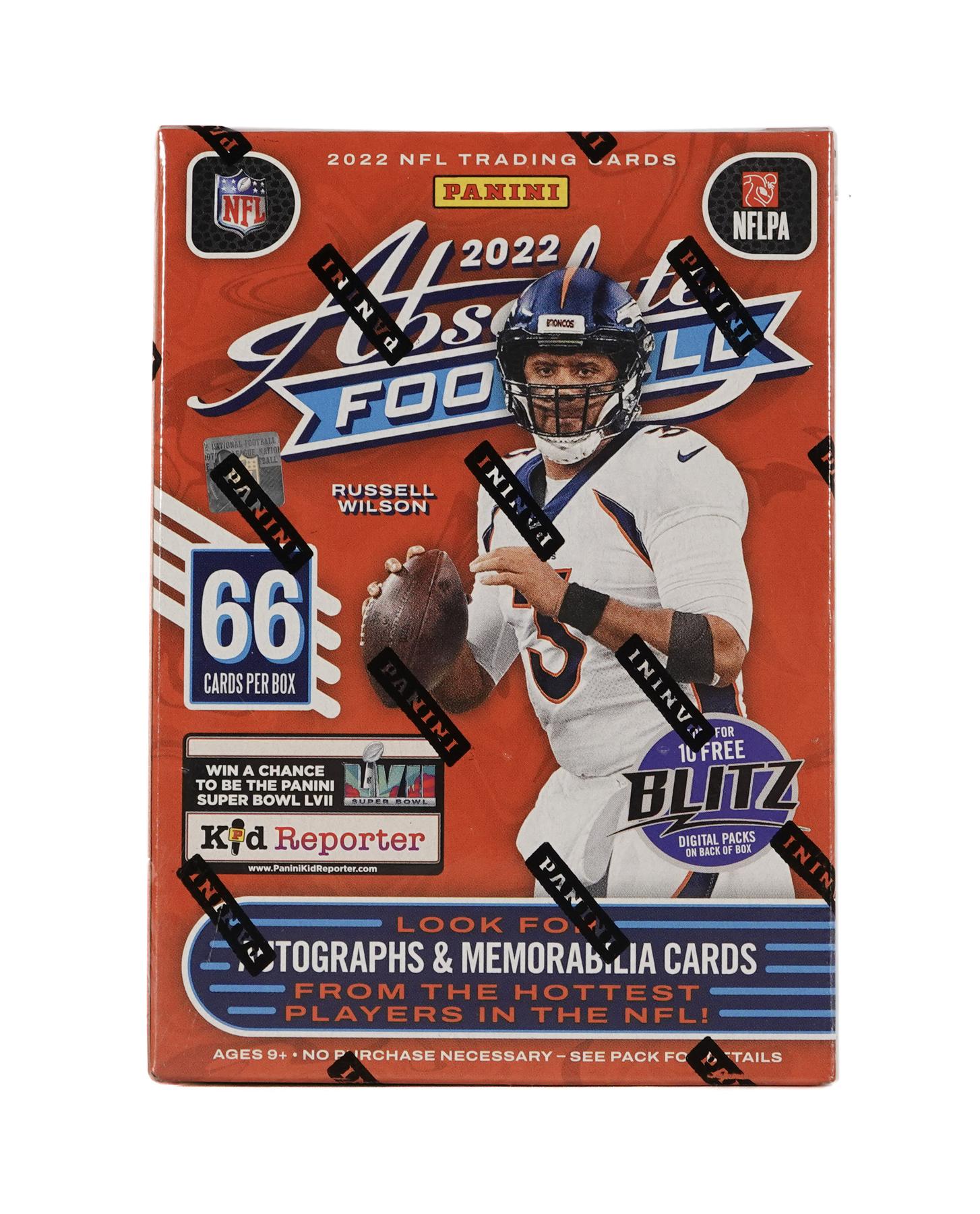 2022 Panini Absolute Football 6-Pack Blaster Box (Green Parallels