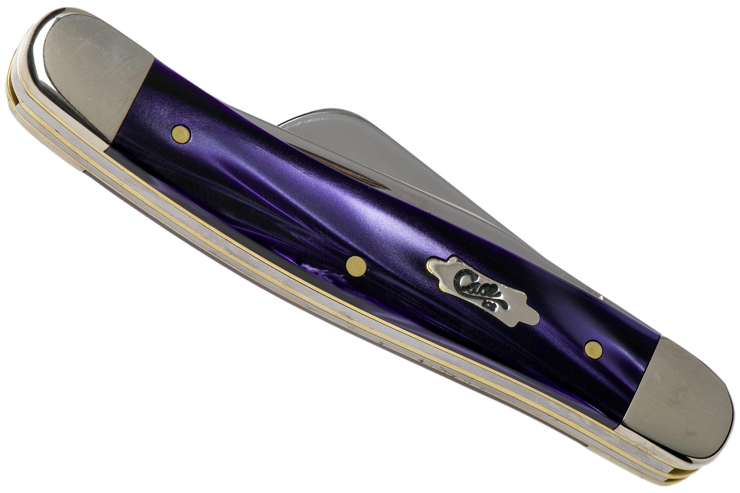 Case Knives Medium Stockman Wicked Purple Smooth Kirinite, 17332