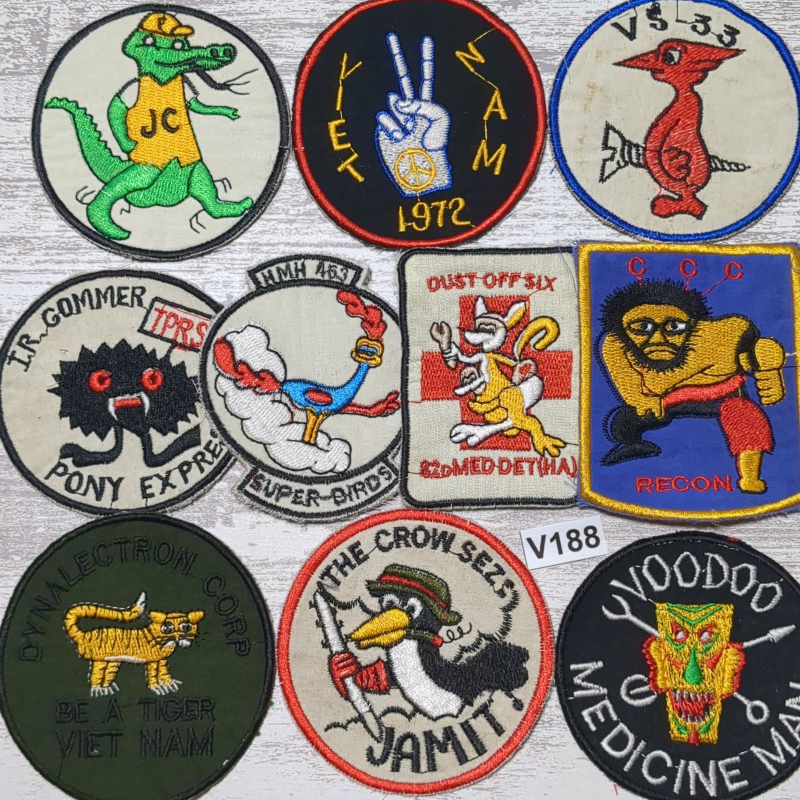 60年代 米軍ベトナム戦 S.I.D.E TEAM 刺繍パッチ 60年代 米軍ベトナム