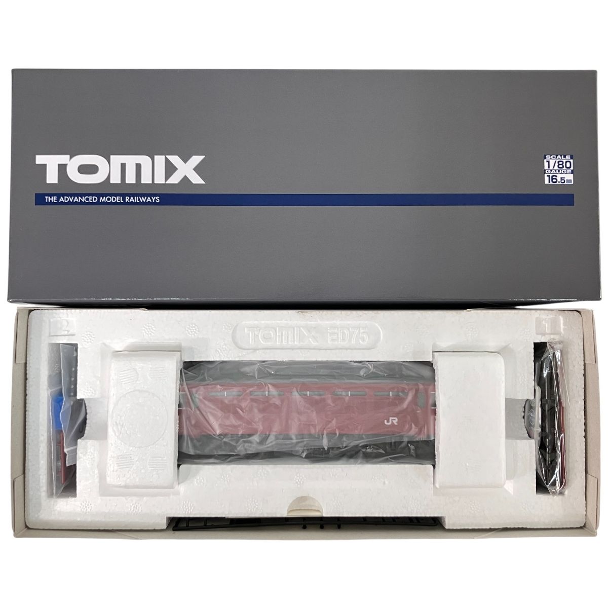 TOMIX HO-165 JR ED75形700番台 電気機関車 後期型 サッシ窓 HOゲージ