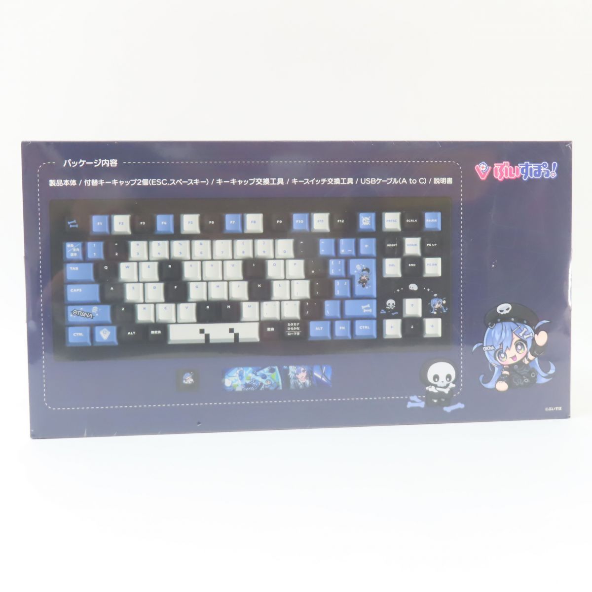 未開封】VSPO! GEAR ぶいすぽっ！ ゲーミングキーボード 夜乃くろむ