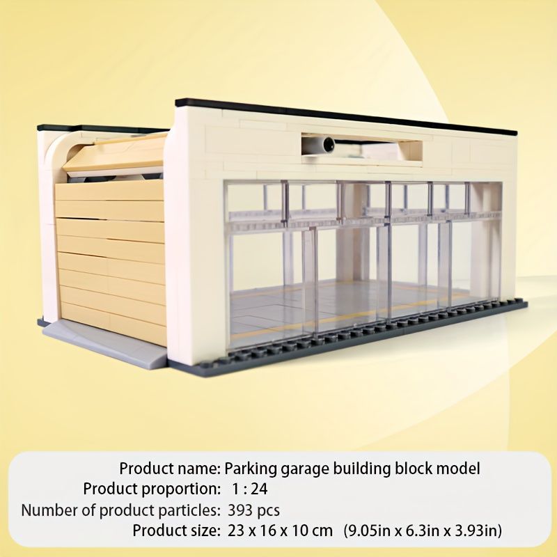 ガレージ キット 1/24スケール ブロック 駐車場 ミニチュア