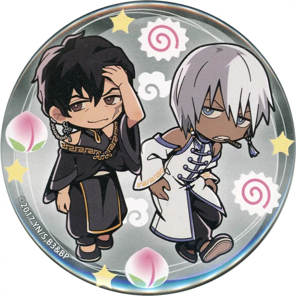 中古】バッジ・ピンズ ザップ＆スティーブン 缶バッジ 「くじ引き堂 血