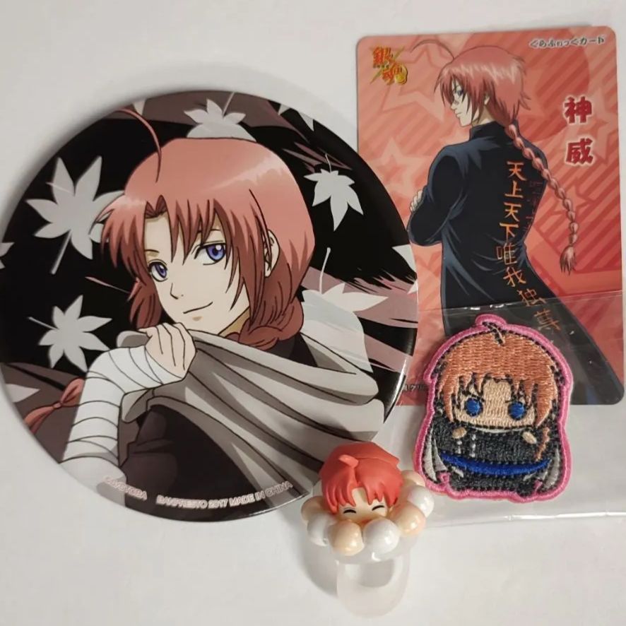 銀魂 神威 缶バッジ 10点セット キャラポップストア 3年Z組 文化祭