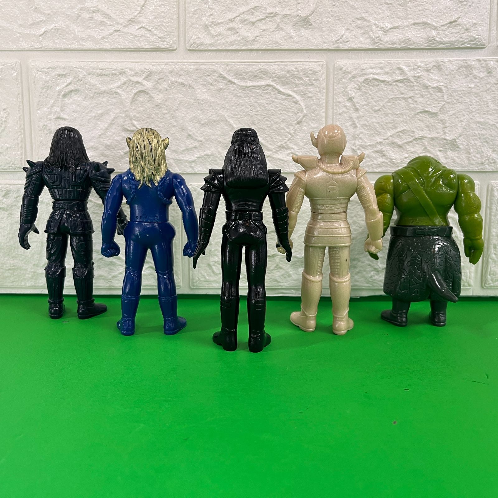 電撃戦隊チェンジマン 悪役 ソフビフィギュア 5体セット 当時物