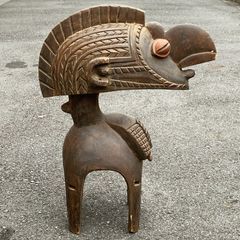 アフリカ マリ共和国 ドゴン族 マスク 仮面 No.428 木彫り 彫刻