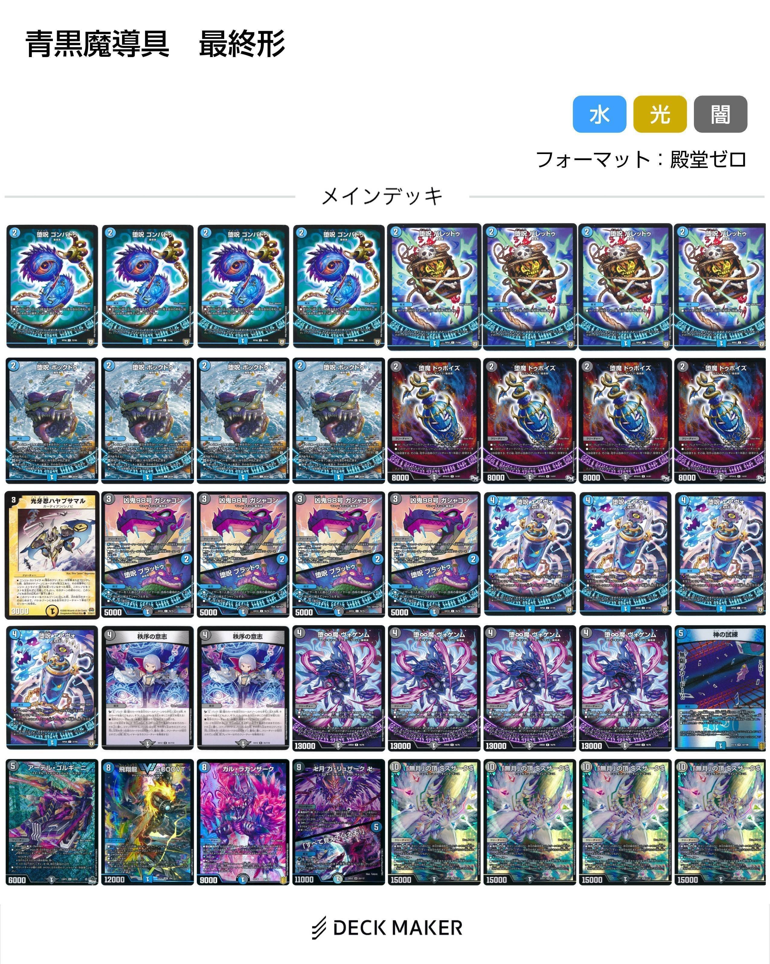 青黒魔導具変遷(2021～2024)【DMデッキヒストリー#2.5】｜れもん