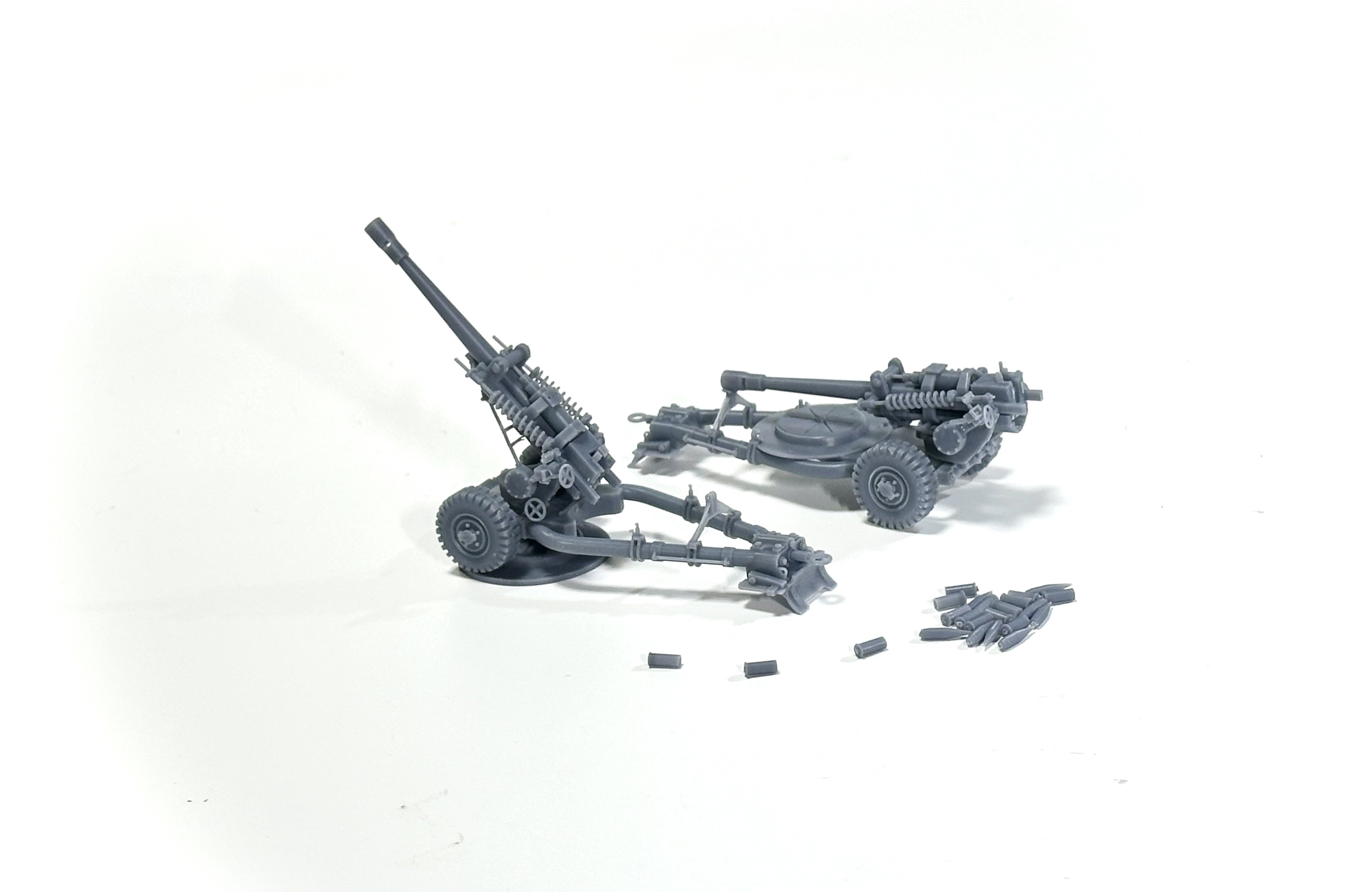 1/72 L118（M119）105mm榴弾砲を開発中｜はるさー