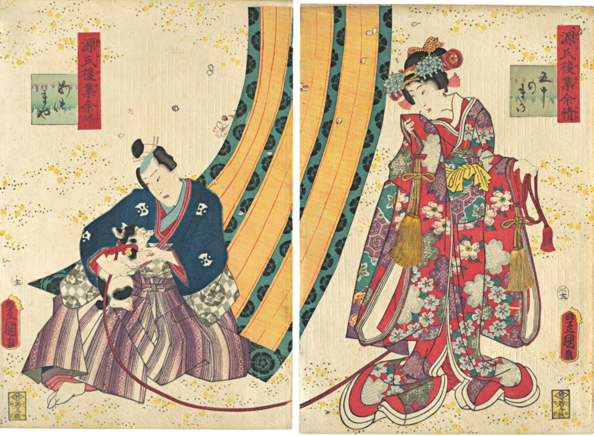 浮世絵に描かれた『源氏物語』。光源氏たちが江戸時代にタイムスリップ