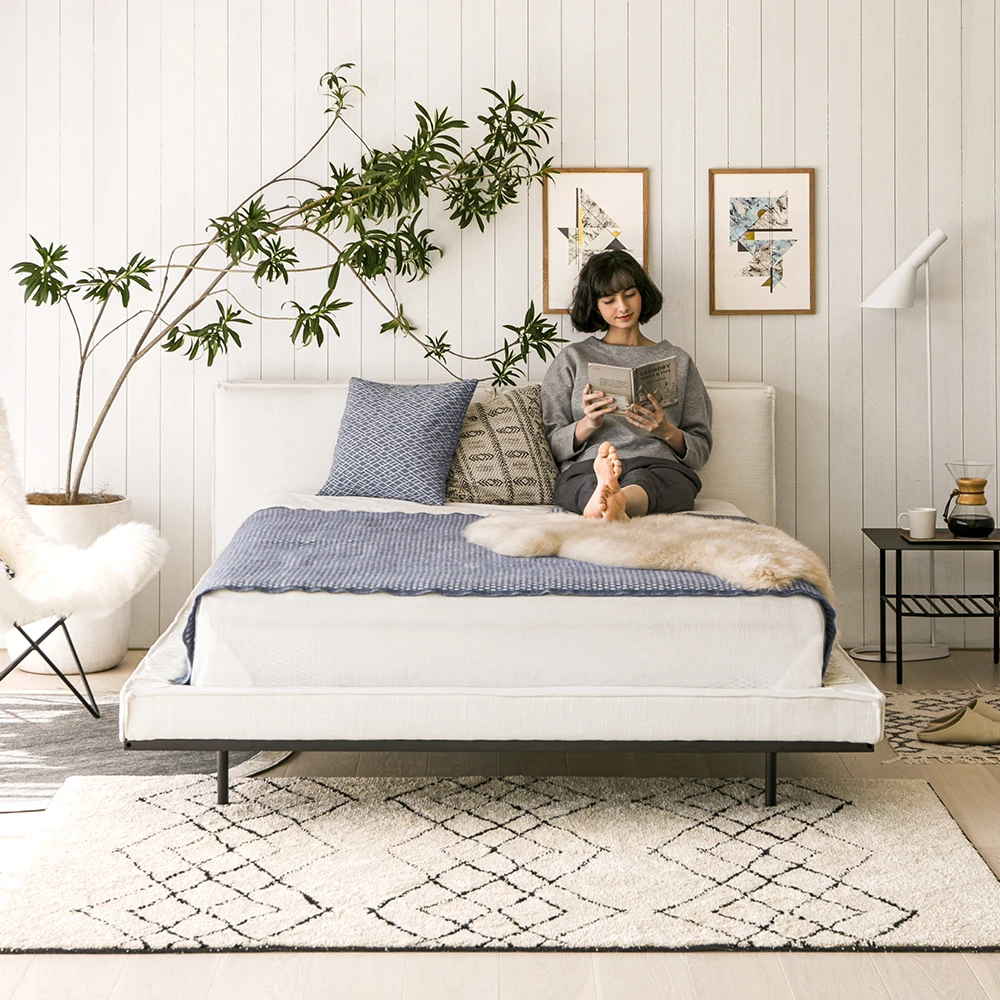 取付無料！コアラマットレス 北欧風ハニカム構造コアラベッドフレーム