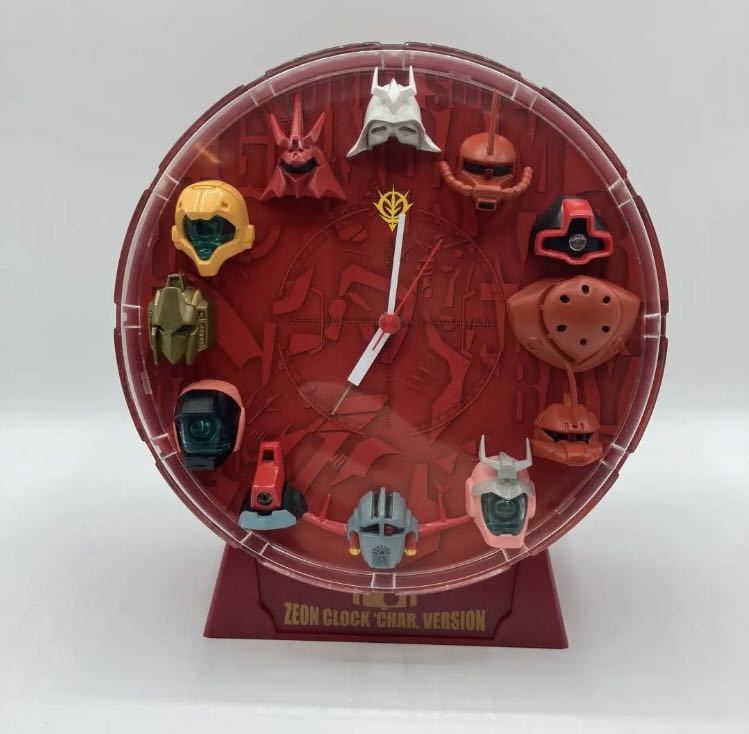 美品】ZEON CLOCK CHAR VERSION シャア 時計 4ZEA12 ジオンクロック