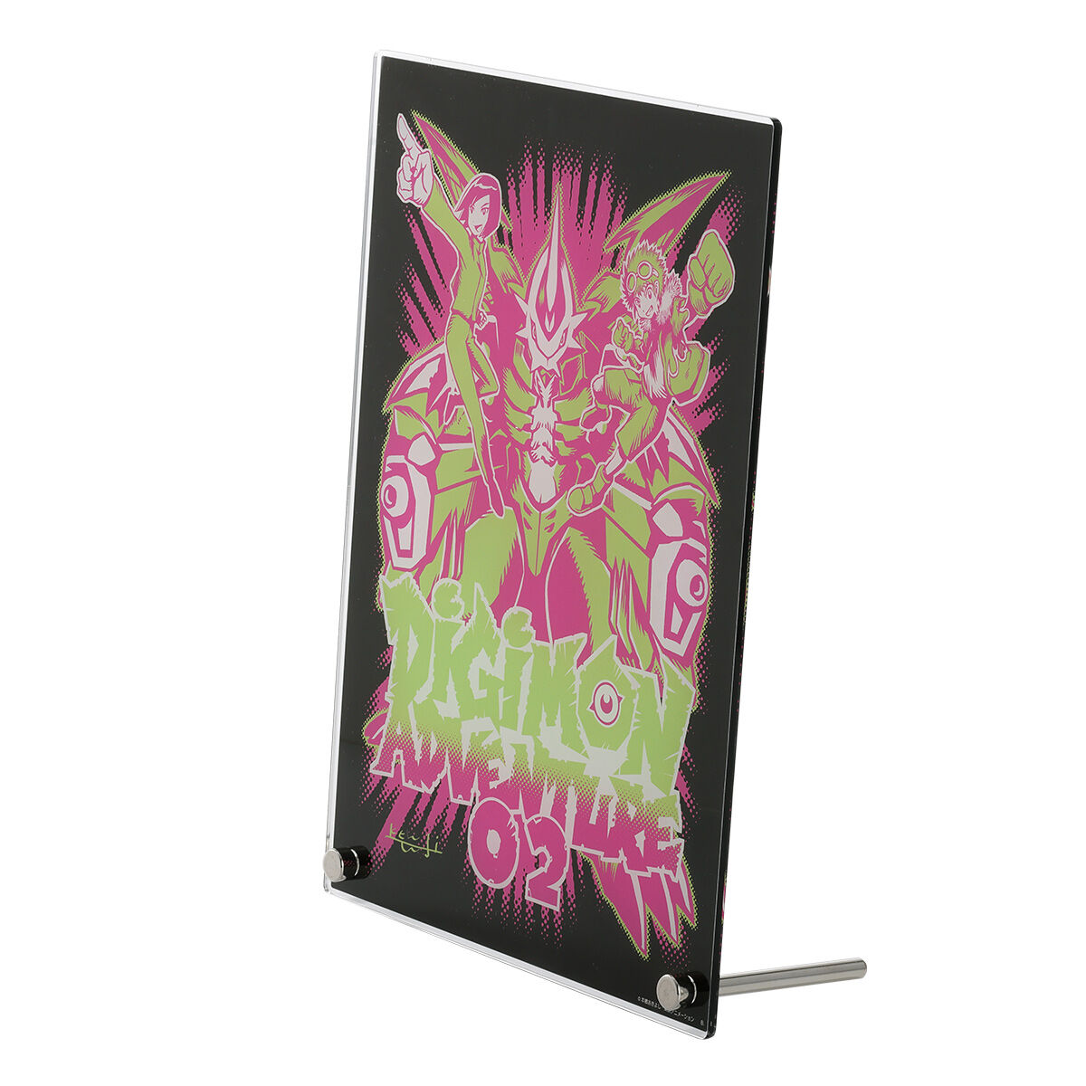 渡辺けんじ氏デザイン デジモンアドベンチャー02 25周年記念アクリル