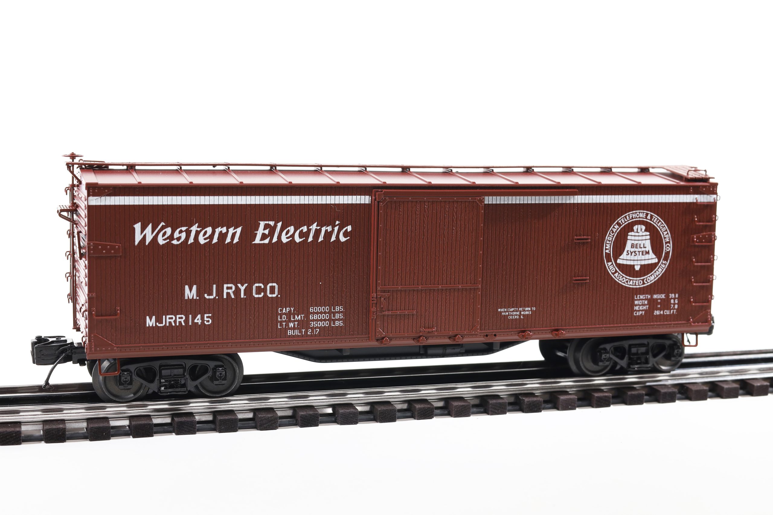 MTH Premier 40′ Double Sheathed Box Car – Western Electric