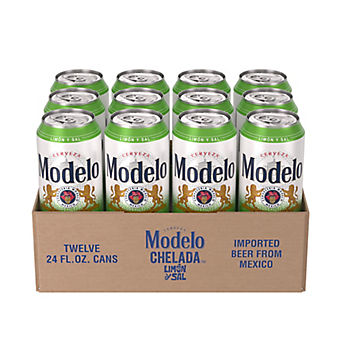 Modelo Chelada Limon y Sal Mexican Import Flavored Beer, 3.5% ABV