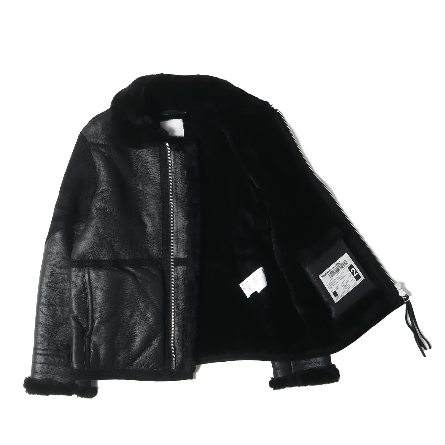 NEIGHBORHOOD (ネイバーフッド) シープムートンレザー B-3 フライト