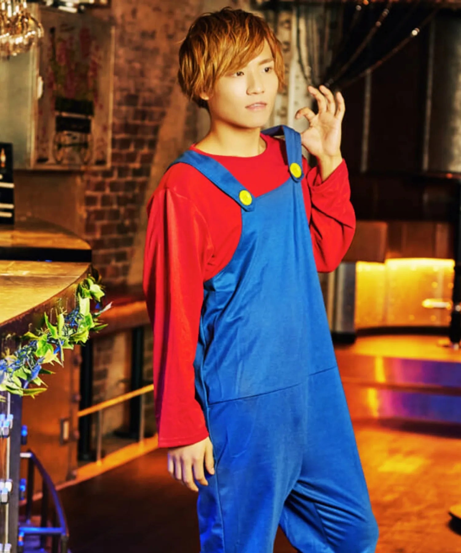 赤×青サロペットコスプレ | BODYLINE & LunaBelle