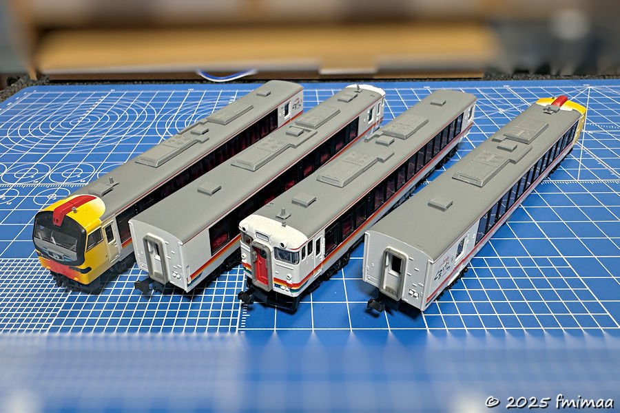 キハ48形 リゾートしらかみ「くまげら」編成 入線整備 その1