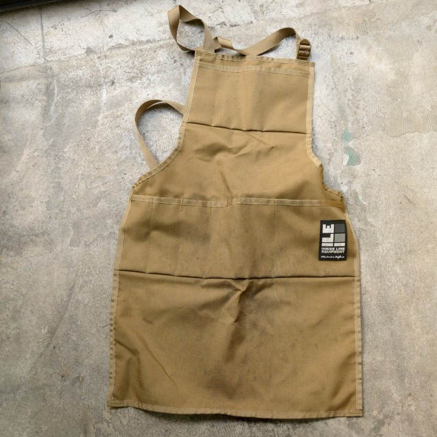 ILE* work apron (cordura forest/x-pac blaze) - BLUE LUG ONLINE STORE