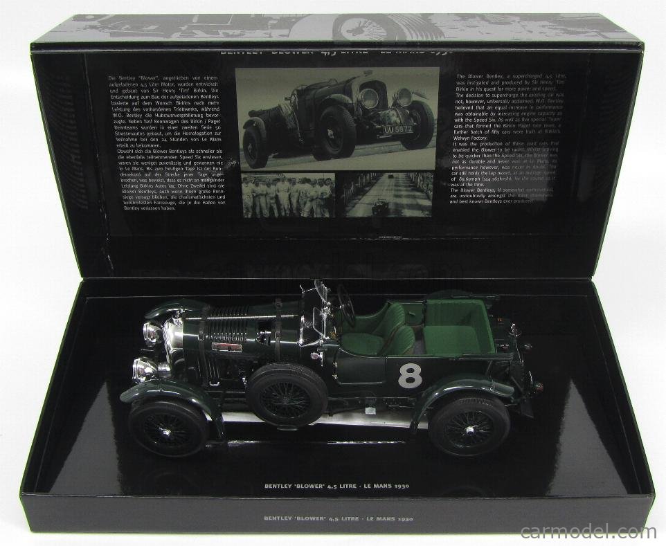 MINICHAMPS 100139530 Scale 1/18 | BENTLEY BLOWER 4 1/2 LITRE