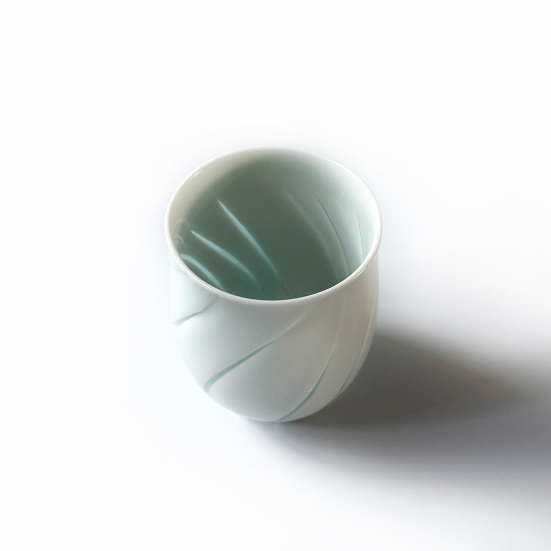 樽田 裕史 「光纏ウ」湯のみ 蛍手が美しい瀬戸焼新進作家の陶器 – By