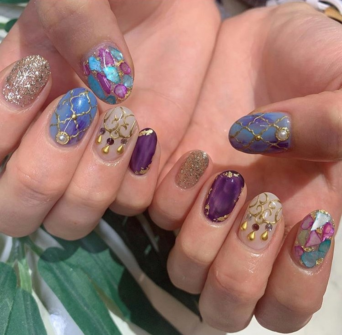 ディズニープリンセスネイル⑦ジャスミン| キャステル | CASTEL