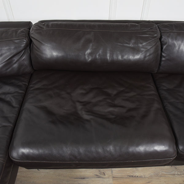 アクタス ACTUS / Japan Five by Five 総本革張り Fino カウチソファ